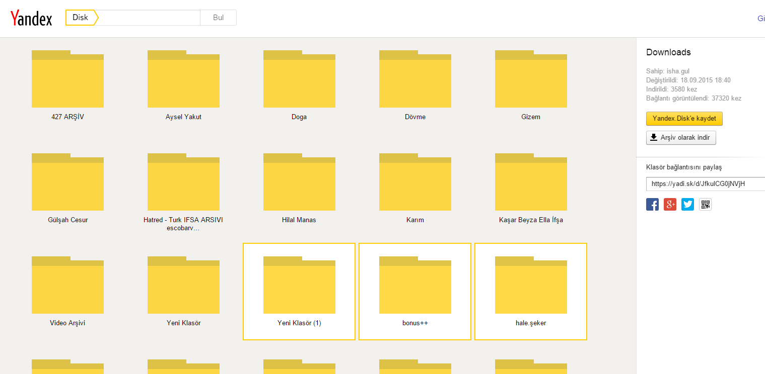 Ifsa Yandex Disk